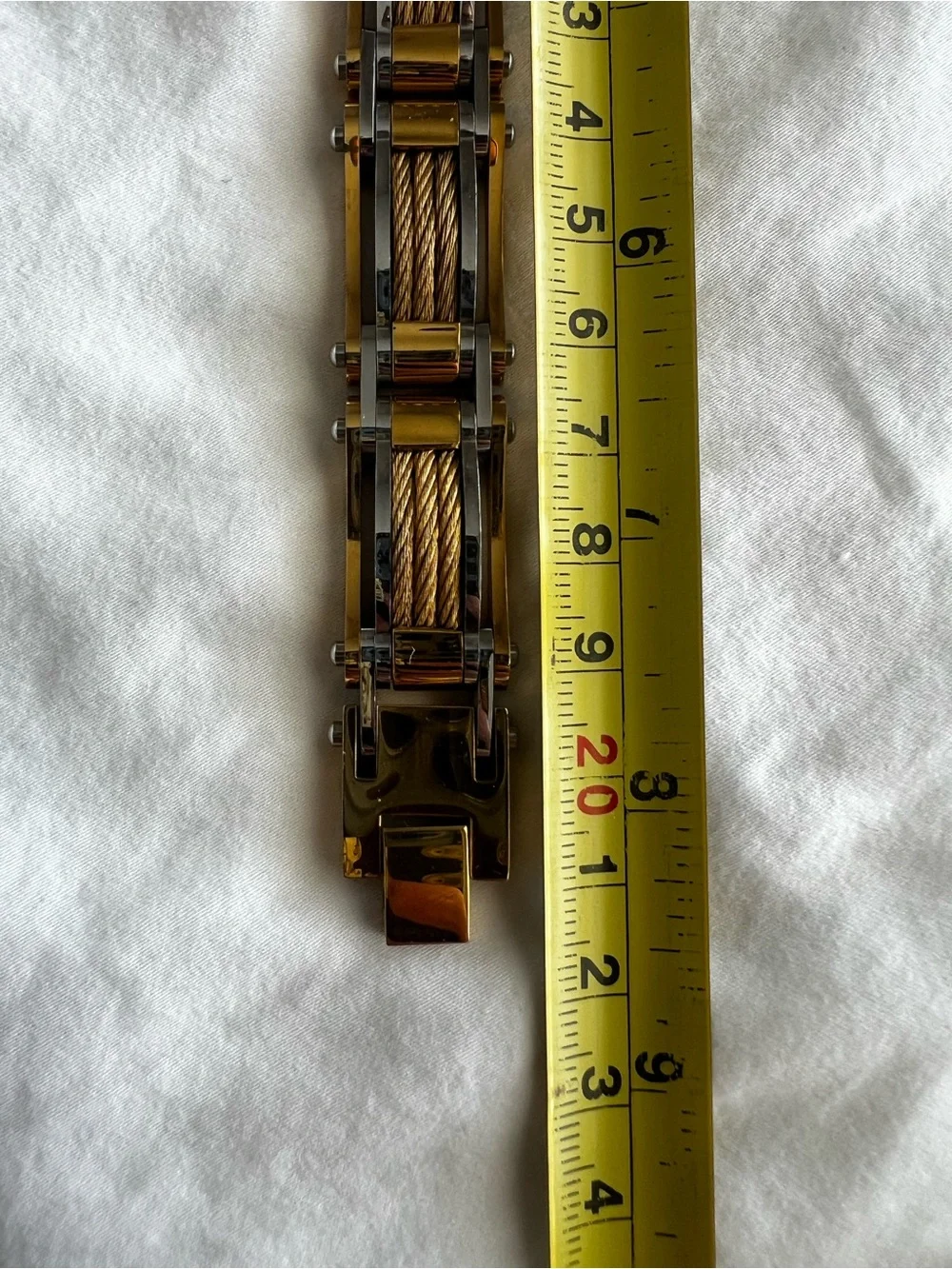 Gold and Silver Women's Bracelet Watch Band - Unbranded